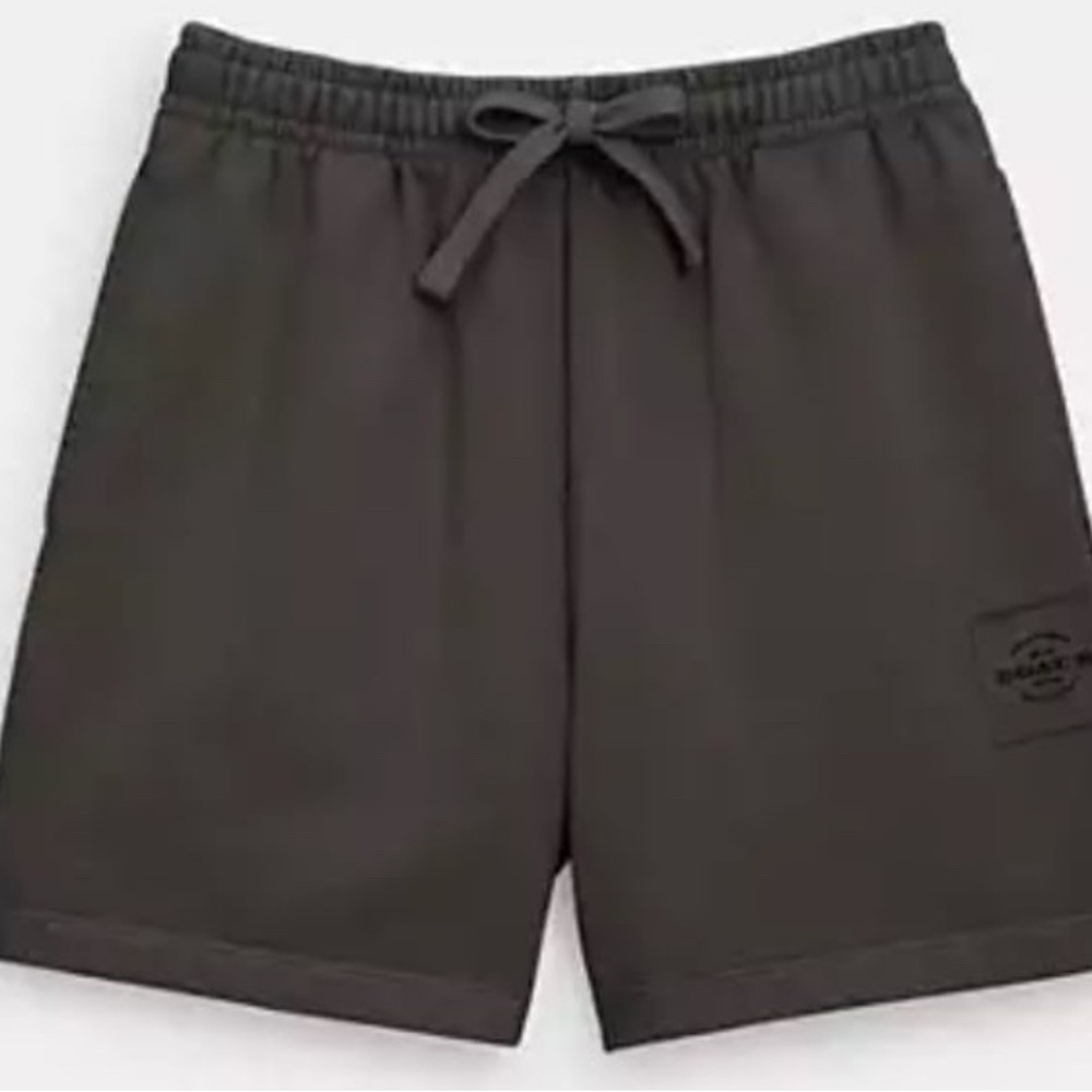 Coach High Waist Black Shorts